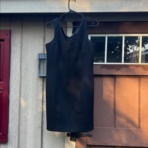 Stylish Black V-Neck Dress